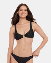 SLEEK 'N CHIC BIKINI TOP BLACK
