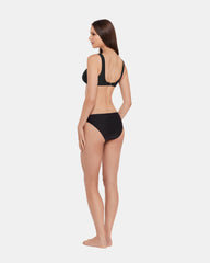 SLEEK 'N CHIC BIKINI TOP BLACK