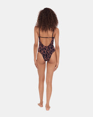 STATIC LEOPARD ONE PIECE SWIMSUIT