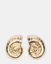 SEASHELL SHAPED EARRINGS GOLD