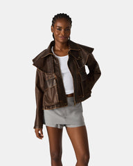 VARVARA JACKET CHOCOLATE