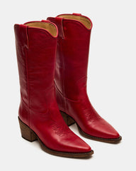 ALBANY RED LEATHER