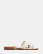HADYN WOVEN WHITE LEATHER