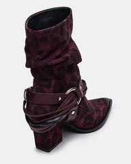LAUPER RED LEOPARD