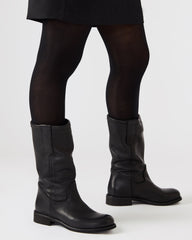 RUBEN BLACK LEATHER