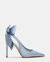 TEACUP BLUE SATIN