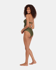 SHINE BRIGHT ONE PIECE SWIMSUIT OLIVE