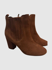 Suede rust booties - SM REBOOTED