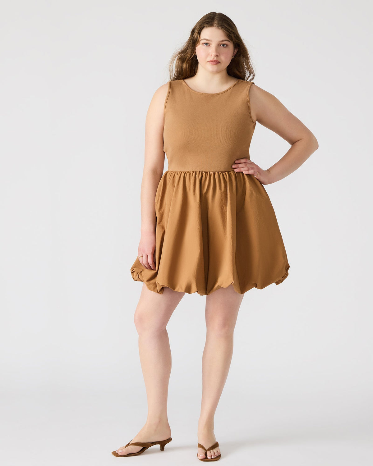 PALERMO DRESS CARAMEL - SM REBOOTED