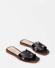 HADYN BLACK LEATHER