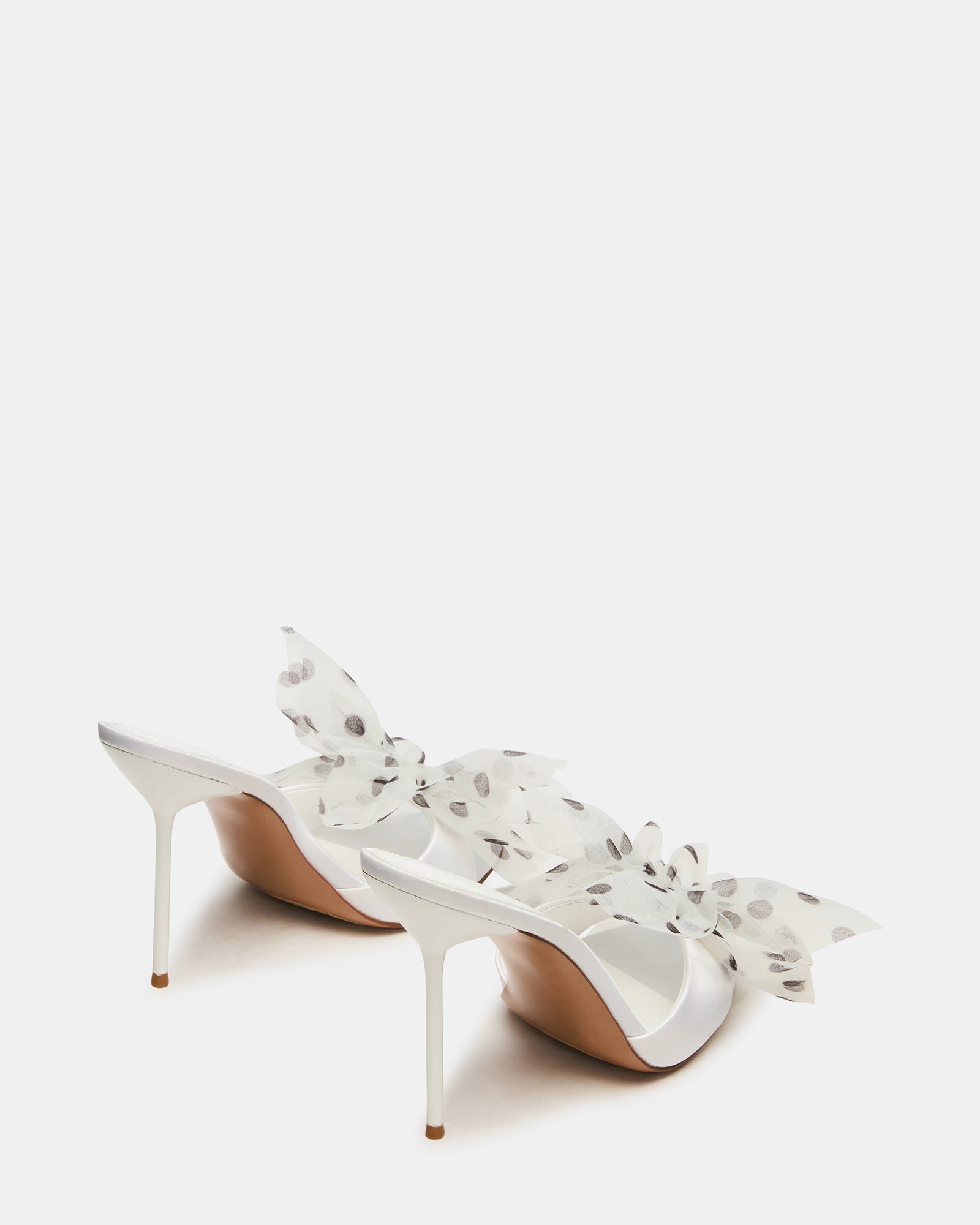 DAVINA TULLE WHITE/BLACK POLKA DOT
