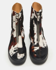 JONES BROWN COW PRINT