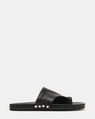 KESSEY BLACK LEATHER