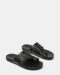 KESSEY BLACK LEATHER