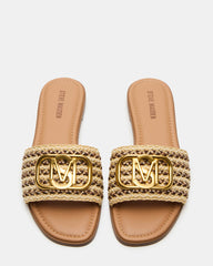 KORA BROWN RAFFIA