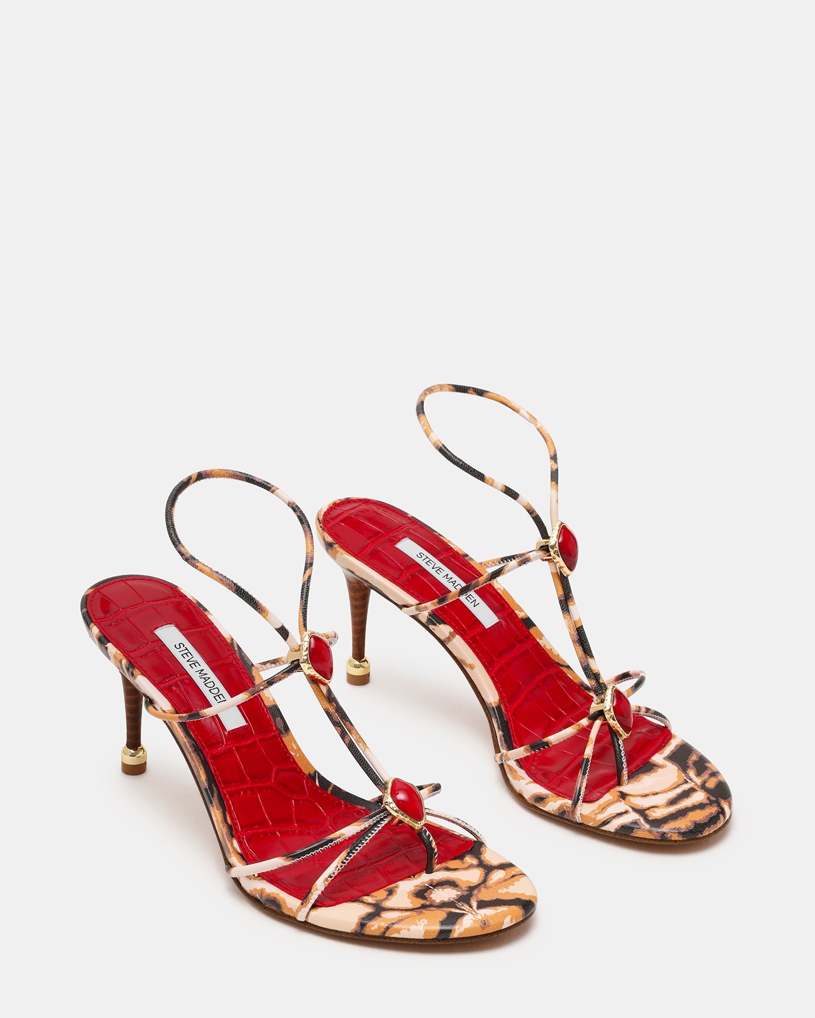 RAMOS STONE RED/BROWN PRINT