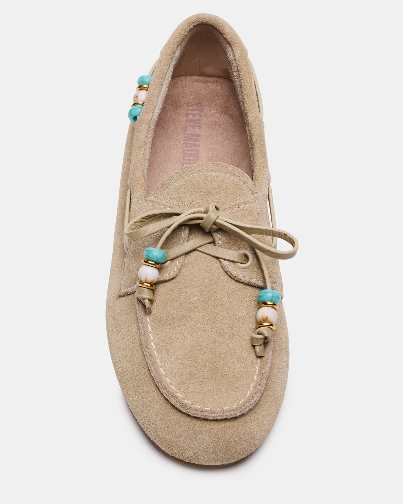 SAG BEADS SAND SUEDE