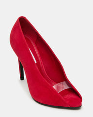 SANTINO RED SUEDE